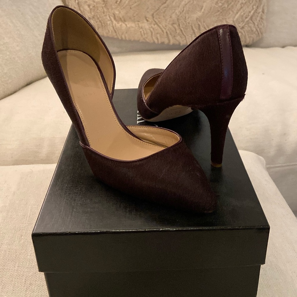 J Crew Collection Valentina calf hair d’orsay